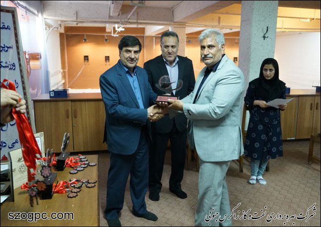قهرمانی تیم شرکت بهره برداری نفت و گاز زاگرس جنوبی در مسابقات تیر اندازی 8