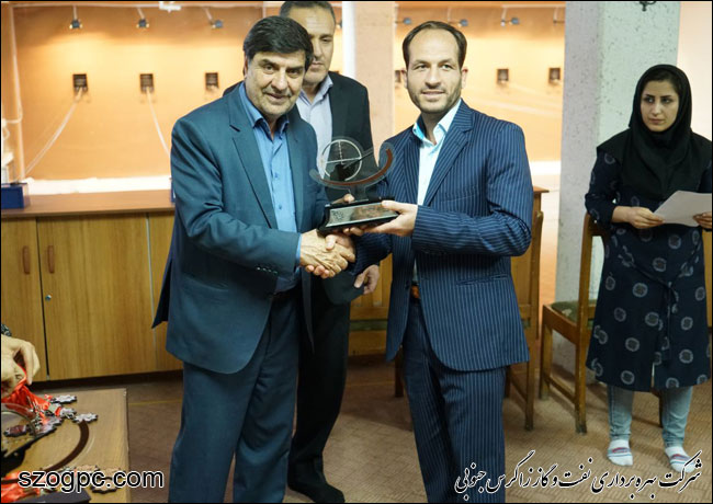 قهرمانی تیم شرکت بهره برداری نفت و گاز زاگرس جنوبی در مسابقات تیر اندازی 7