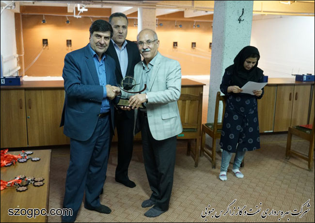 قهرمانی تیم شرکت بهره برداری نفت و گاز زاگرس جنوبی در مسابقات تیر اندازی 6