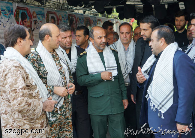 برگزاری همایش بسیجیان پایگاه مقاومت شرکت بهره برداری نفت و گاز زاگرس جنوبی 2