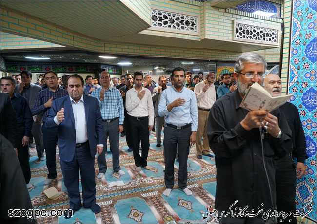 مراسم زیارت عاشورا همراه با عزاداری و سینه زنی در ستاد و مناطق عملیاتی شرکت بهره برداری نفت و گاز زاگرس جنوبی 4