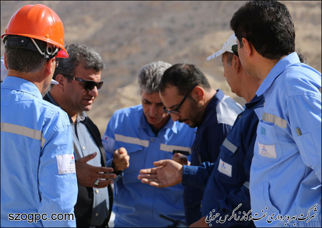 بازدید مدیرعملیات شرکت بهره برداری نفت و گاز زاگرس جنوبی از منطقه عملیاتی پارسیان 5