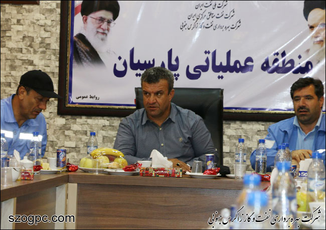 بازدید مدیرعملیات شرکت بهره برداری نفت و گاز زاگرس جنوبی از منطقه عملیاتی پارسیان 10