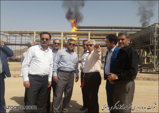 بازدید معاون مدیرعامل شرکت ملی نفت ایران در امور تولید از مناطق عملیاتی غرب کشور 1