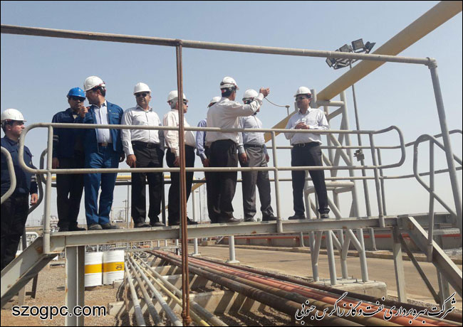 بازدید معاون مدیرعامل شرکت ملی نفت ایران در امور تولید از مناطق عملیاتی غرب کشور 5