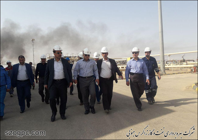 بازدید معاون مدیرعامل شرکت ملی نفت ایران در امور تولید از مناطق عملیاتی غرب کشور 6