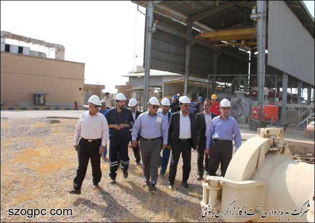 بازدید معاون مدیرعامل شرکت ملی نفت ایران در امور تولید از مناطق عملیاتی غرب کشور 9