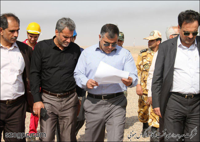 بازدید معاون مدیرعامل شرکت ملی نفت ایران در امور تولید از مناطق عملیاتی غرب کشور 12