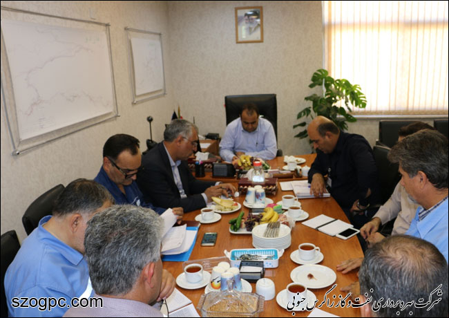 بازدید دکتر غلامحسین منتظری مدیر عامل شرکت بهره برداری نفت و گاز زاگرس جنوبی از منطقه عملیاتی نار و کنگان 6