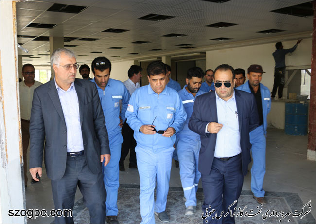 بازدید دکتر غلامحسین منتظری مدیرعامل از منطقه عملیاتی پارسیان شرکت بهره برداری نفت و گاز زاگرس جنوبی 6