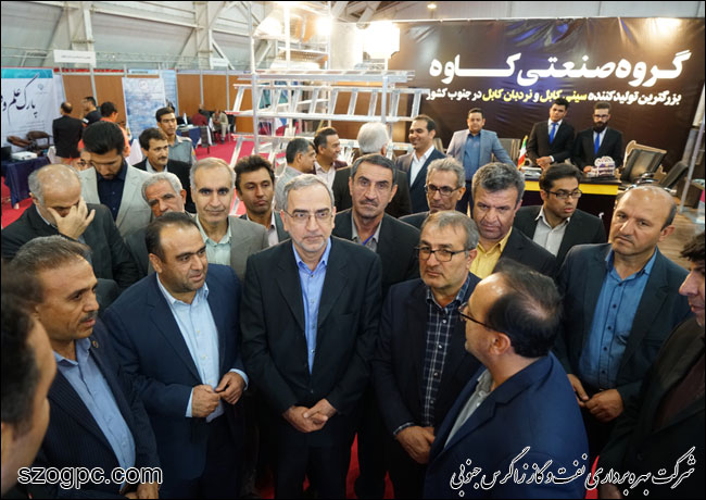 بازدید مهندس حبیب الله بیطرف معاون وزیر نفت در امور مهندسی، پژوهش و فناوری از دوازدهمین نمایشگاه بین المللی و تخصصی صنعت نفت، گاز و پتروشیمی شیراز 8