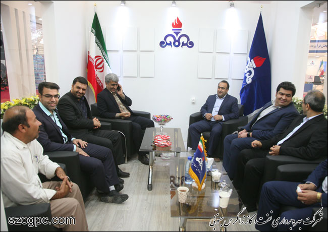 بازدید مدیرعامل شرکت بهره برداری نفت و گاز زاگرس جنوبی از دوازدهمین نمایشگاه بین المللی و تخصصی صنعت نفت ، گاز و پتروشیمی شیراز