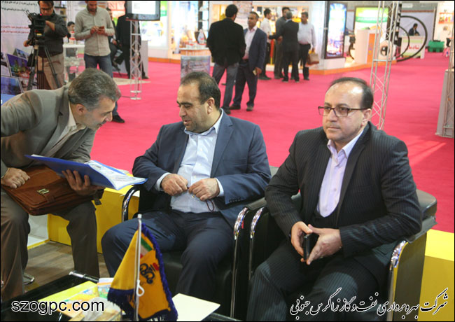 بازدید مدیرعامل شرکت بهره برداری نفت و گاز زاگرس جنوبی از دوازدهمین نمایشگاه بین المللی و تخصصی صنعت نفت ، گاز و پتروشیمی شیراز 6