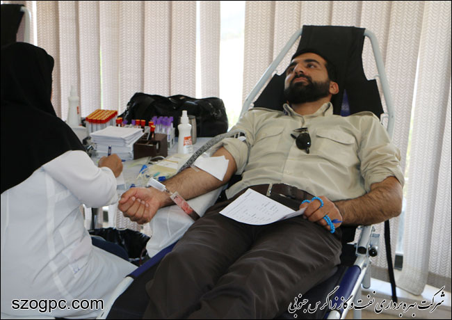 اهدای ۱۳۰ هزار سی سی خون توسط کارکنان شرکت بهره برداری نفت و گاز زاگرس جنوبی 3