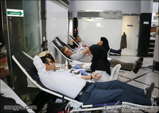 اهدای ۱۳۰ هزار سی سی خون توسط کارکنان شرکت بهره برداری نفت و گاز زاگرس جنوبی 5