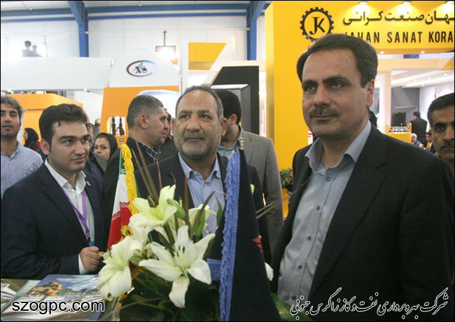 بازدید مهندس حاتمی از نهمین نمایشگاه تخصصی ساخت داخل تجهیزات صنعت نفت خوزستان 1