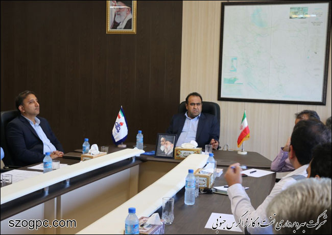 بازدید مدیر عامل شرکت بهره برداری نفت و گاز زاگرس جنوبی از منطقه عملیاتی سرخون و گشوی جنوبی 1