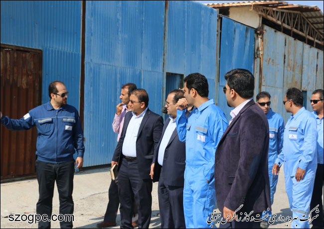 بازدید مدیر عامل شرکت بهره برداری نفت و گاز زاگرس جنوبی از منطقه عملیاتی سرخون و گشوی جنوبی 10