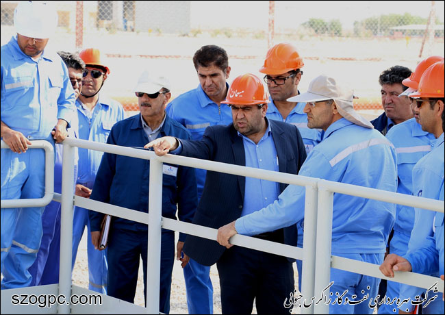 بازدید مدیر عامل شرکت بهره برداری نفت و گاز زاگرس جنوبی از منطقه عملیاتی پارسیان 2