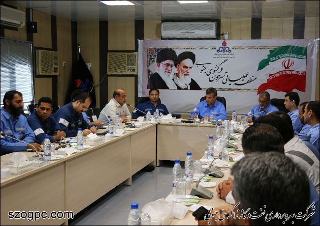 بازدید مدیر عملیات شرکت بهره برداری نفت و گاز زاگرس جنوبی از منطقه عملیاتی سرخون و گشوی جنوبی 2