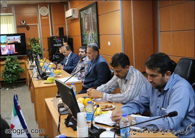 جلسه شورای پایگاه مقاومت شرکت بهره برداری نفت و گاز زاگرس جنوبی 1