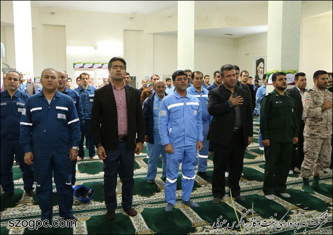 مراسم بزرگداشت هفته بسیج در منطقه عملیاتی آغار و دالان 8