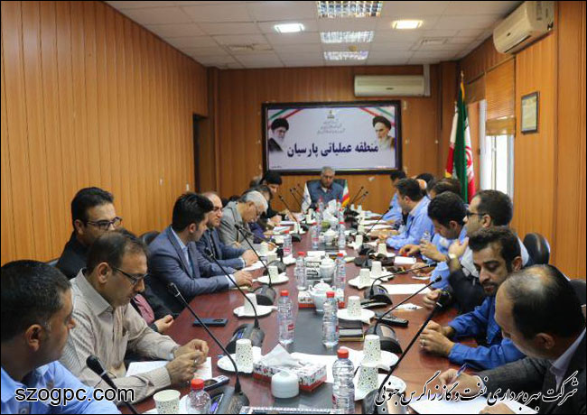 بازدید رئیس روابط کار و مددکاری اجتماعی شرکت ملی نفت از منطقه عملیاتی پارسیان 2