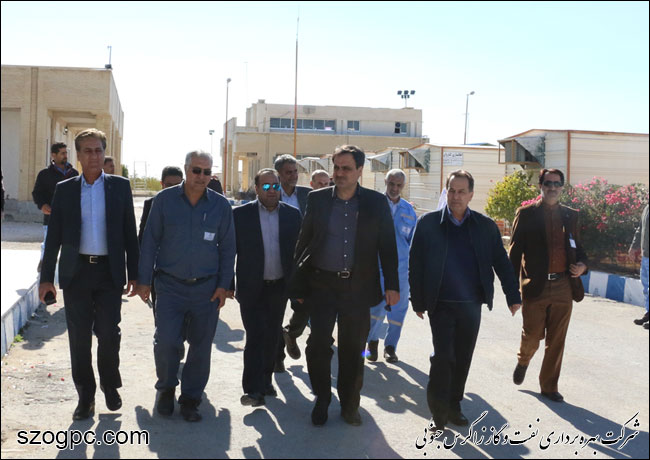 بازدید مدیر عامل شرکت نفت مناطق مرکزی ایران از منطقه عملیاتی پارسیان بخش اول 2