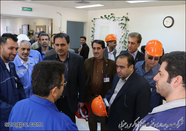 بازدید مدیر عامل شرکت نفت مناطق مرکزی ایران از منطقه عملیاتی پارسیان بخش اول 4