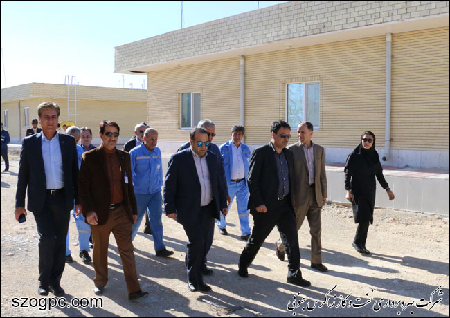 بازدید مدیر عامل شرکت نفت مناطق مرکزی ایران از منطقه عملیاتی پارسیان بخش اول 7