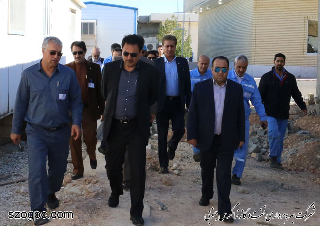 بازدید مدیر عامل شرکت نفت مناطق مرکزی ایران از منطقه عملیاتی پارسیان بخش اول 8