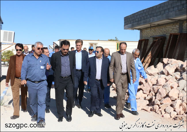 بازدید مدیر عامل شرکت نفت مناطق مرکزی ایران از منطقه عملیاتی پارسیان بخش اول 9