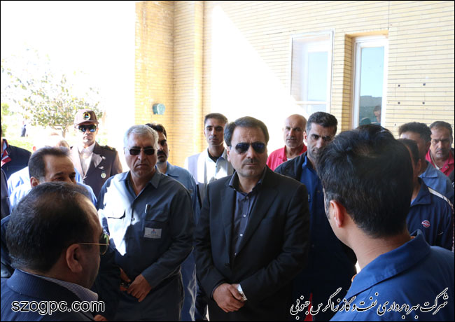 بازدید مدیر عامل شرکت نفت مناطق مرکزی ایران از منطقه عملیاتی پارسیان ( بخش دوم ) 3