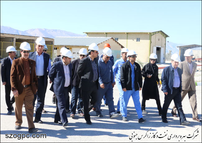 بازدید مدیر عامل شرکت نفت مناطق مرکزی ایران از منطقه عملیاتی پارسیان ( بخش دوم ) 4