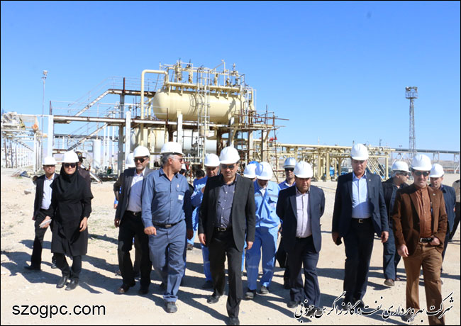 بازدید مدیر عامل شرکت نفت مناطق مرکزی ایران از منطقه عملیاتی پارسیان ( بخش دوم ) 7