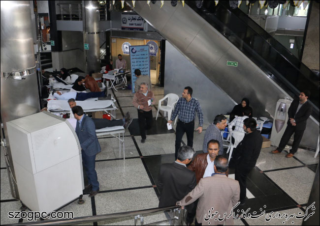 اهداء ۳۵ هزار سی سی خون توسط کارکنان نفت و گاز زاگرس جنوبی 2
