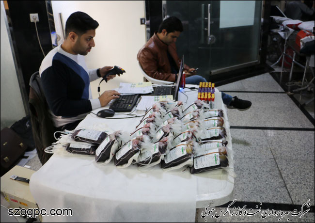 اهداء ۳۵ هزار سی سی خون توسط کارکنان نفت و گاز زاگرس جنوبی 6