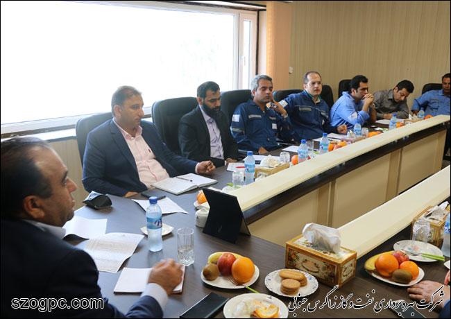 بازدید مدیرعامل شرکت  نفت و گاز زاگرس جنوبی از منطقه علیاتی سرخون و گشوی جنوبی 2