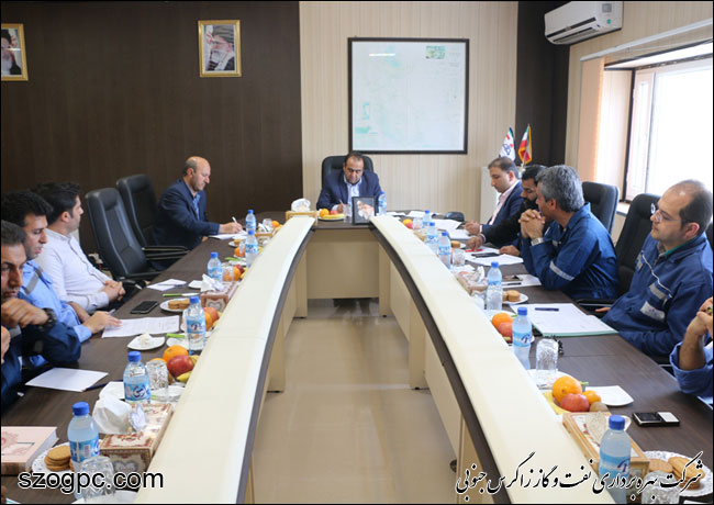 بازدید مدیرعامل شرکت  نفت و گاز زاگرس جنوبی از منطقه علیاتی سرخون و گشوی جنوبی 8