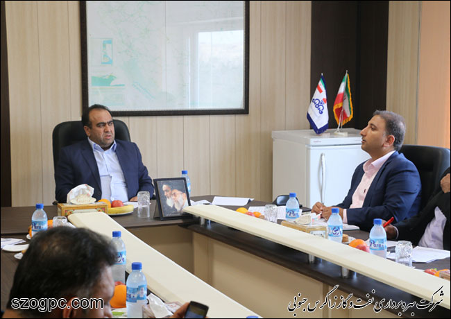 بازدید مدیرعامل شرکت  نفت و گاز زاگرس جنوبی از منطقه علیاتی سرخون و گشوی جنوبی 9