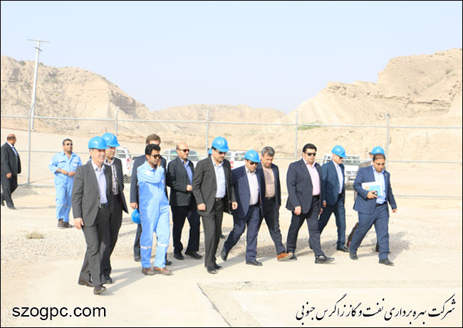 بازدید مدیرعامل شرکت نفت مناطق مرکزی ایران از منطقه عملیاتی سرخون و گشوی جنوبی 1