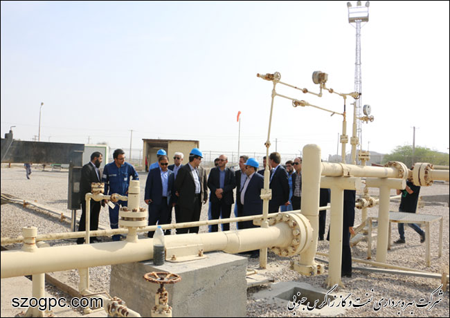 بازدید مدیرعامل شرکت نفت مناطق مرکزی ایران از منطقه عملیاتی سرخون و گشوی جنوبی 5