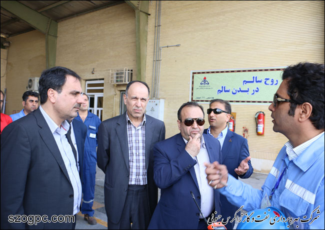 بازدید مدیرعامل شرکت نفت مناطق مرکزی ایران از منطقه عملیاتی سرخون و گشوی جنوبی 6