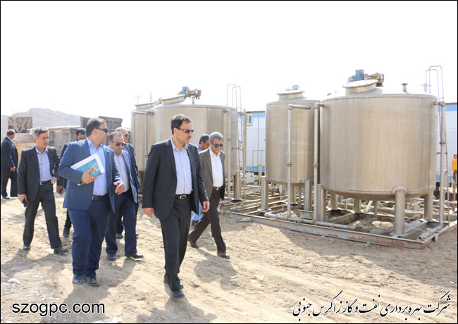 بازدید مدیرعامل شرکت نفت مناطق مرکزی ایران از منطقه عملیاتی سرخون و گشوی جنوبی 7