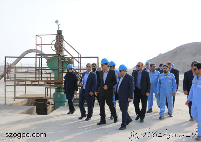 بازدید مدیرعامل شرکت نفت مناطق مرکزی ایران از منطقه عملیاتی سرخون و گشوی جنوبی 8