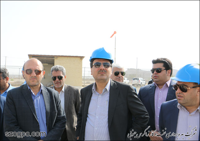 بازدید مدیرعامل شرکت نفت مناطق مرکزی ایران از منطقه عملیاتی سرخون و گشوی جنوبی 9