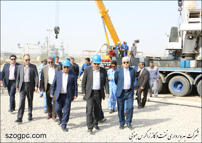 بازدید مدیرعامل شرکت نفت مناطق مرکزی ایران از منطقه عملیاتی سرخون و گشوی جنوبی 10