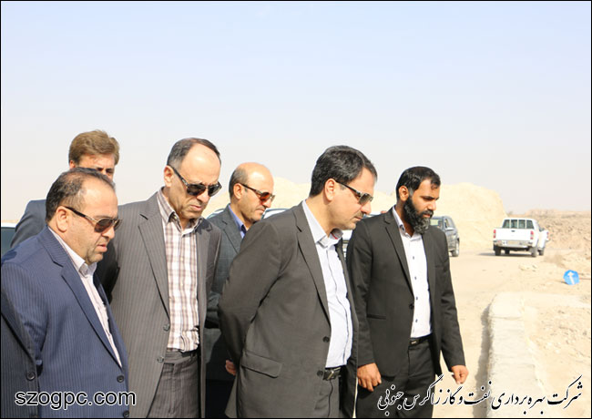 بازدید مدیرعامل شرکت نفت مناطق مرکزی ایران از منطقه عملیاتی سرخون و گشوی جنوبی 12