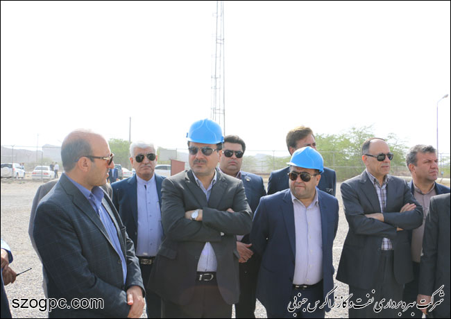 بازدید مدیرعامل شرکت نفت مناطق مرکزی ایران از منطقه عملیاتی سرخون و گشوی جنوبی 15