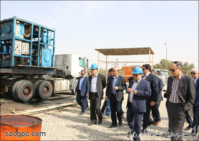 بازدید مدیرعامل شرکت نفت مناطق مرکزی ایران از منطقه عملیاتی سرخون و گشوی جنوبی 18